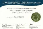 Environmental Leadership Award Environmental Leadership Award
